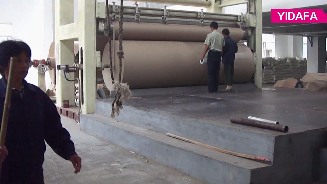 100TPD OCC Pulp Waste Carton Kraft Fluting Paper Roll Making Machine